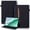 Black, variant on DWaybox Case for Honor Pad X8b 11.0 inch 2026 Model, Retro PU Leather & TPU Hybrid Shockproof Cover with Kickstand, Card Slots & Grip Strap -Black