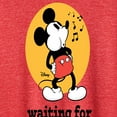 thumbnail image 3 of Disney - Mickey & Friends - Waiting for the Weekend Like - Whistling Music - Women's Short Sleeve Graphic T-Shirt, 3 of 5