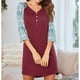 thumbnail image 4 of Pijamas Para Mujer, Camisones, Camisones Cortos, Vestido de Moda Suave, Manga Corta Erógena, Estampado Cálido Para El Hogar Odeerbi ODB141732, 4 of 9