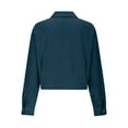 thumbnail image 4 of Mgmyaa Women's Corduroy Jackets Long Sleeve Collared Utility Jacket with Two Chest Pockets, 4 of 5