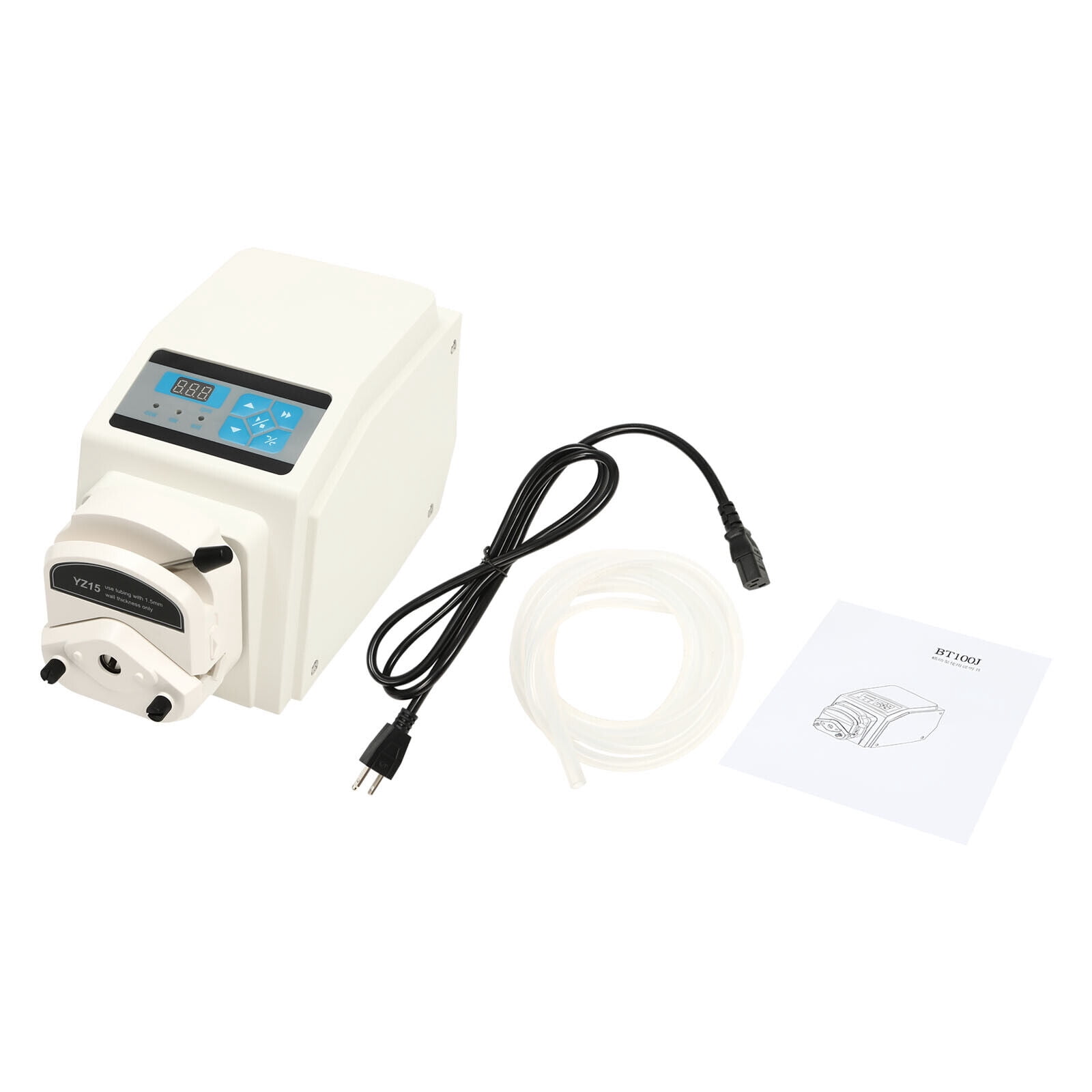 Miumaeov Industrial Variable Speed Liquid Metering Pump High Precision Peristaltic Pump with 13.1ft Tube