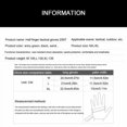 thumbnail image 1 of 1 Pair Glove Practicing Breathable Adjustable Mitts Cycling Hands Protection Gloves Outdoor Hiking Hunting Backpacking Sand Color L, 1 of 1