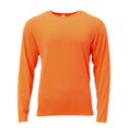 thumbnail image 3 of Zfeel High Visibility Long Sleeve Shirt, High Visibility Work Wear, Safety T-Shirts High Visibility Green & Orange, Pack of 6, Size- M, 3 of 5