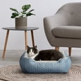 thumbnail image 3 of Vibrant Life Cuddler Small Dog or Cat Bed, Blue 19" × 15", 3 of 7