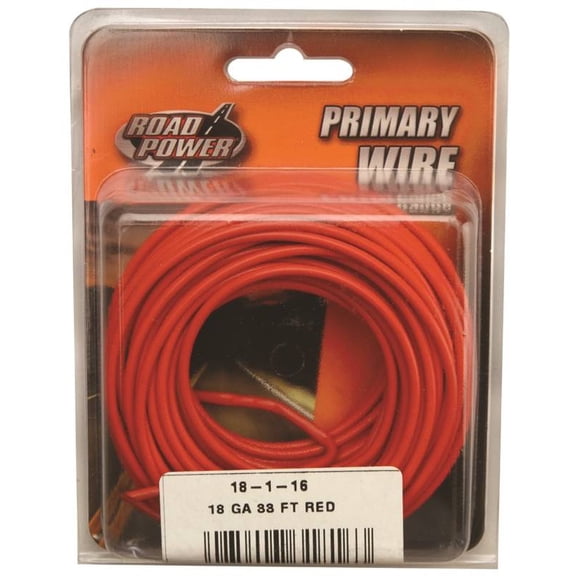 CCI Road Power 55667433/18-1-16 Electrical Wire 18 AWG 25 VAC 60 VDC Copper Conductor Red Sheath