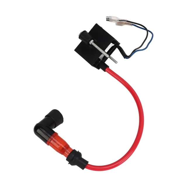 CDI Ignition Coil, High Performance Durable Improve Combustion Motorized Bicycle Ignition Coil For 2 Stroke Engine Motorized Bicycle For 49cc-80cc Red,Green,Yellow,Orange