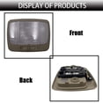 thumbnail image 4 of Overhead Consoles Fits For KIA Sorento, Overhead Dome Light Console Storage, Reading Light Lamp, OEM: 92850-3E500-Beige, 4 of 6