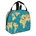 thumbnail image 2 of Balery World Map With Landmarks Bolsa de Almuerzo Aislada – Caja de Almuerzo con Papel de Aluminio Grueso, Mantiene la Comida Fresca por 4 Horas, 2 of 8