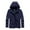 Dark Blue, variant on Fesfesfes Mens Hoodie Jacket Outdoor Mountaineering Jacket Windproof Solid Color Jacket Clearance Under $10