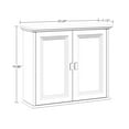 thumbnail image 7 of RiverRidge Geneva Two-Door Bathroom and Laundry Wall Mount Storage Medicine Cabinet with Fixed and Adjustable Shelves - White, 7 of 7