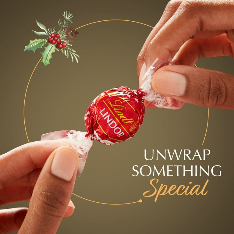 2 pack) Lindt LINDOR Assorted Chocolate Holiday Truffles, 8.5 oz