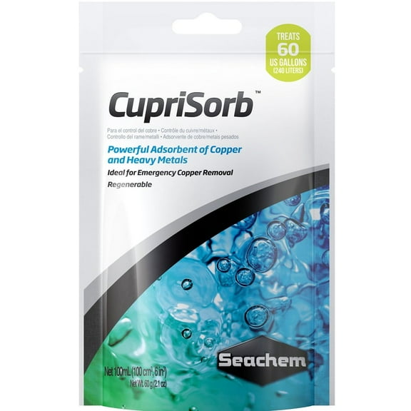 Seachem CupriSorb Powerful Absorbent For Removing Copper and Heavy Metals 100ml