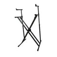 thumbnail image 5 of Almencla Piano Keyboard Stand Double Braced Strong Stable Digital Piano Stand Double Braced x Shaped Keyboard Stand for Travel Amateur, 5 of 8