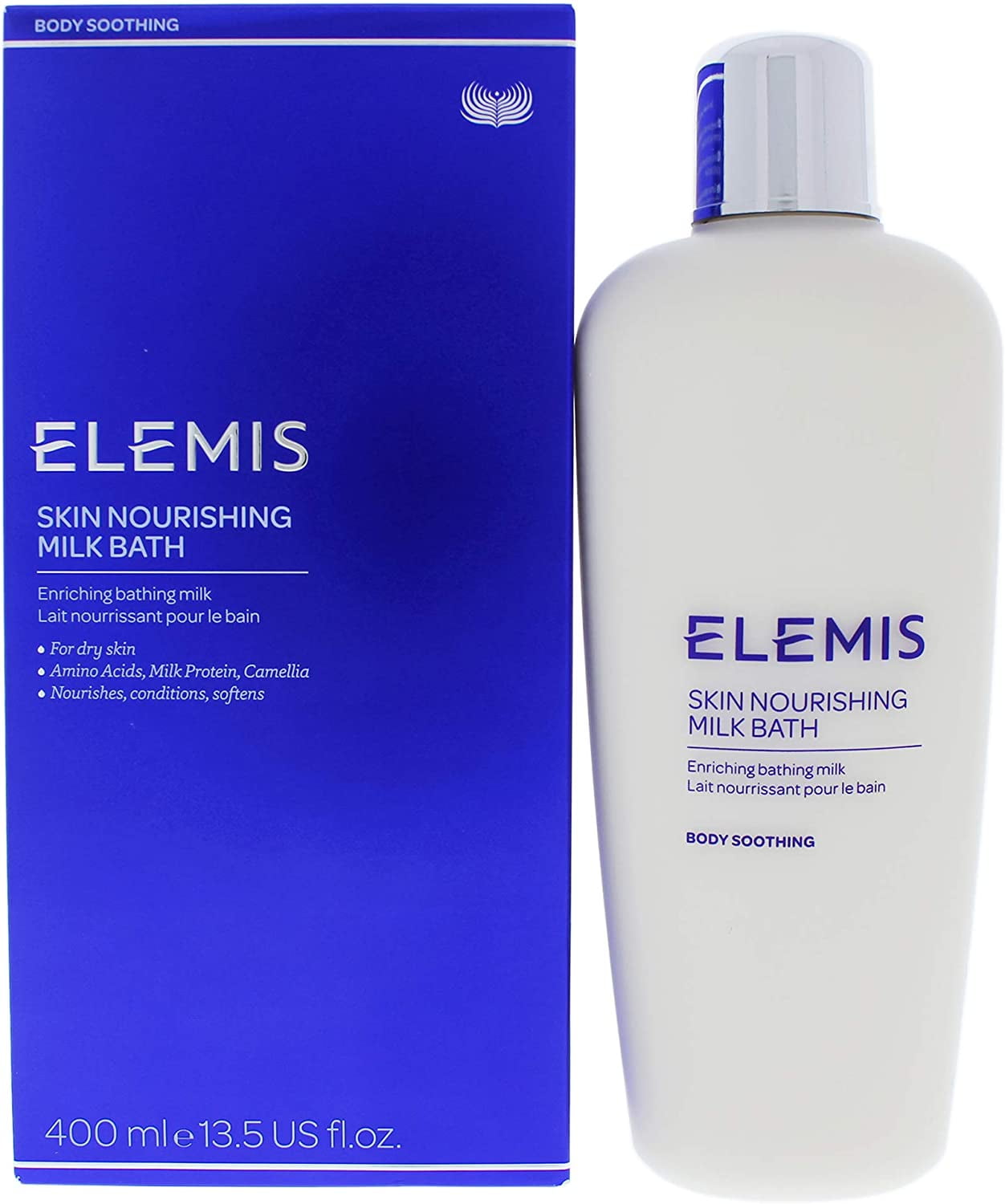 Elemis Skin Nourishing Milk Bath Body Soothing Lotion 13.5 oz