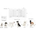 thumbnail image 4 of STAROUS Extra Wide and Tall Dog gate for Dogs, 80-inch Wide,30 inches Tall, 4 Panels, White (4 Pannels), 4 of 7