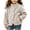 Kids Jacket - White, variant on Samdudou Toddler Girls Fleece Jackets Fuzzy Sherpa Coats Button Down Fall Winter Warm Outerwear Kids Plush Stand Collar Layering Clothes Size 6M-3 Years