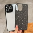 thumbnail image 3 of Compatible with iPhone 14 Pro Max Glitter Bling Clear Case, Cute Soft Silicone Shockproof Case for Women Girls Plating Full Camera Protector Back Cover for iPhone 14 Pro Max 6.7'' Black, 3 of 13