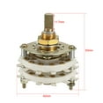 thumbnail image 2 of 6P3T 6 Pole 3 Throw 2-Deck Band Channel Rotary Switch Selector, 2 of 4