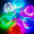 thumbnail image 2 of BUTORY Fiber optic cap LED hat with 7 colors luminous glowing EDC baseball hats USB Charging light up caps even party led christmas cap for event holiday, 2 of 7