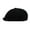 Black, variant on Men Women Canvas Octagonal Newsboy Hat Stretch Duckbill Ivy Beret Painter Cap