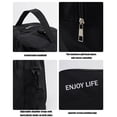 thumbnail image 7 of Yhmxh Small Gym Bag for Women and Men, 14" Workout Sport Duffle Bag with Wet Pocket & Shoes Compartment, Waterproof Shoulder Overnight Bags Lightweight Carry on Tote Bags for Swim, Yoga, Dance, 7 of 7