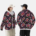 thumbnail image 3 of KLL Ladybug Print Men's Women’s UPF 50+ Sun Protection Outdoor Hoodie Jacket Long Sleeve Fishing Hiking Performance Shirt-Medium, 3 of 6