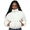 white, variant on Off White Women's white Cropped Puffer Jacket Fashion Winter Warm Quilted Coat