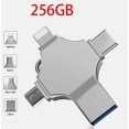 thumbnail image 1 of Multi Port Memory Stick 4-in-1 Compatibility, Plug And Play High-Speed Data Transmission Photo Backup Stick For iPad, iPhone, Type C, And Android Devices, 1 of 5