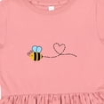 thumbnail image 4 of Inktastic Cute Flying Bumble Bee Girls Toddler Dress, 4 of 5