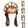 thumbnail image 2 of Tiaras Crowns Pageant Prom Angel Headband Bachelorette Party Hair Accessories Vintage Tiaras Hair Hoop, 2 of 7