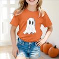 thumbnail image 2 of boobe Toddler Girls Halloween Shirt Cute Tee Tops Spooky Season Fall Clothes, 2 of 5