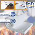 thumbnail image 6 of Simond Store - Ceramic Fiber Insulation Blanket - Density - 8 lbs - 2400F - 2" x 24" x 36", 6 of 8