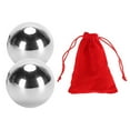 thumbnail image 2 of Bolas De Pura Bailarina, 3,5 Cm De Diámetro Alivian La Tensión De Acero Inoxidable Bolas De Masaje Manuales Para Ejercicio, 2 of 7