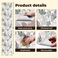 thumbnail image 5 of Peel and Stick Wallpaper Cactus Succulent Botanical Seamless Desert Western Pastel Wall Mural 23.6in x 9.8ft Self Adhesive Removable Wall Paper Renter Friendly Wallpaper for Nursery Bedroom Cabinets, 5 of 8