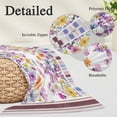 thumbnail image 3 of Spring Flowers Body Pillow Covers 20"x54", Farmhouse Floral Botanical Elegant Soft Brushed Microfiber Breathable Throw Pillow Covers, Decorative Pillowcase with Zipper for Couch Sofa Bedroom, 3 of 9