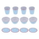 thumbnail image 1 of Vajilla ANGGREK 12 Unids/set Plato de Fruta de rejilla azul Claro Multiusos, 1 of 8