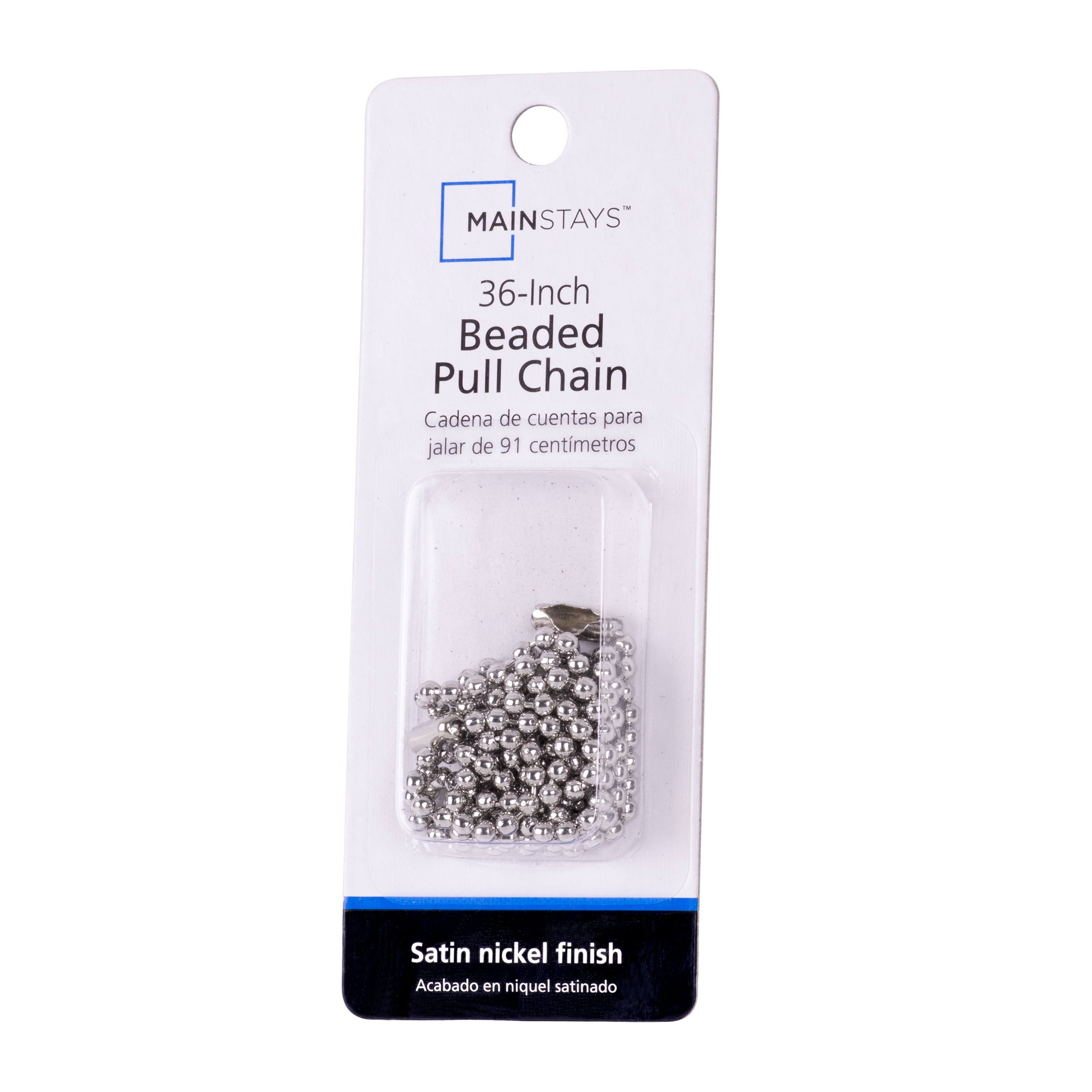 2 Piece Chain Connectors For Roller Chains Pearl Chain Ball Necklace Reversible Necklace White 