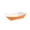 A001- Orange, variant on Paper Boats with Orange Coated Liner, Sturdy Disposable Snack Containers for Party Gatherings, Festive Serving Trays for Hot Dogs, 1 Pack