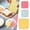 Pink,Blue,Yellow, variant on Blue Plastic Sandwich Container with Lid, Bread Storage Box for Lunch Boxes and Meal Prep