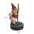 thumbnail image 2 of Estatua De Jardín, Estatuilla De Resina De Duende Bailando, Adornos De Dama Bailando Para Decoración Interior Y Exterior sonducket HA035833-00, 2 of 6