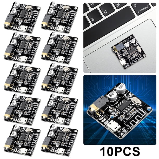 Placa receptora audio VHM-314 3 7-5 V Compatible con dientes 4 1/5 0 5mm Aux azul