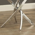 thumbnail image 5 of Furniture of America Gisela Glass Top End Table, Chrome, 5 of 7