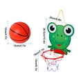 thumbnail image 3 of onlyliua Ofertas Del Día Estante de Baloncesto para Colgar En La Pared con 1 Balón de Baloncesto y 1 Inflador, 3 of 4