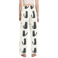 thumbnail image 3 of FORMRS Women's Pajama Pants with Pockets Soft Comfy Loungewear Sleep Bottom, Sizes S-2XL, Cute Cartoon Cats, 3 of 8