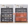 thumbnail image 5 of ShadeMart 10 Pair Shoe Storage Cabinet,Black, 5 of 5