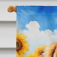 thumbnail image 3 of Tibetan Mastiff in Sunflowers House Flag 28 in x 40 in, 3 of 5