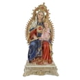 thumbnail image 1 of 16" Mary On A Throne Holding A Baby Statue, 1 of 1