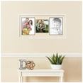 thumbnail image 2 of ArtToFrames Collage Photo Picture Frame with 1 - 9x9 and 2 - 9x12" Openings, Framed in White with French Creme and Black Mats (CDM-3966-1632), 2 of 8