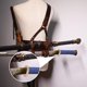 thumbnail image 5 of 2 espaciadores Seppa de latón para espadas samurái japonesas, accesorios samurái dorados, espaciadores de latón samurái, arandelas samurái., 5 of 5