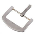 thumbnail image 3 of Replacement Stainless Steel Buckle for Watch Bands - Leather Watch Straps Clasp in 16mm, 18mm, 20mm, 22mm, 24mm, 26mm, 3 of 6
